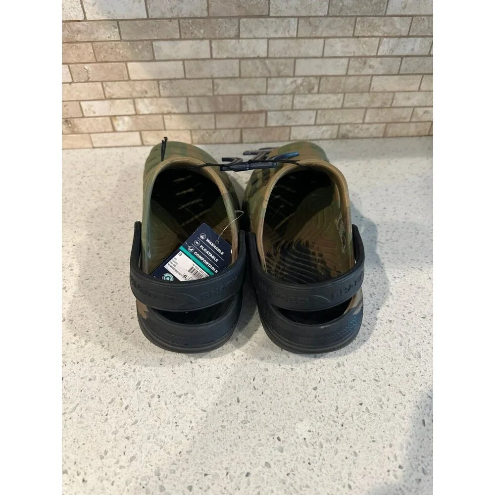Nwt‎ Rugged Shark Men's Comfort Clog Sandals